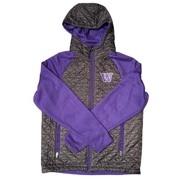 University of Washington Huskies hooded puffer - Picture 1 of 6